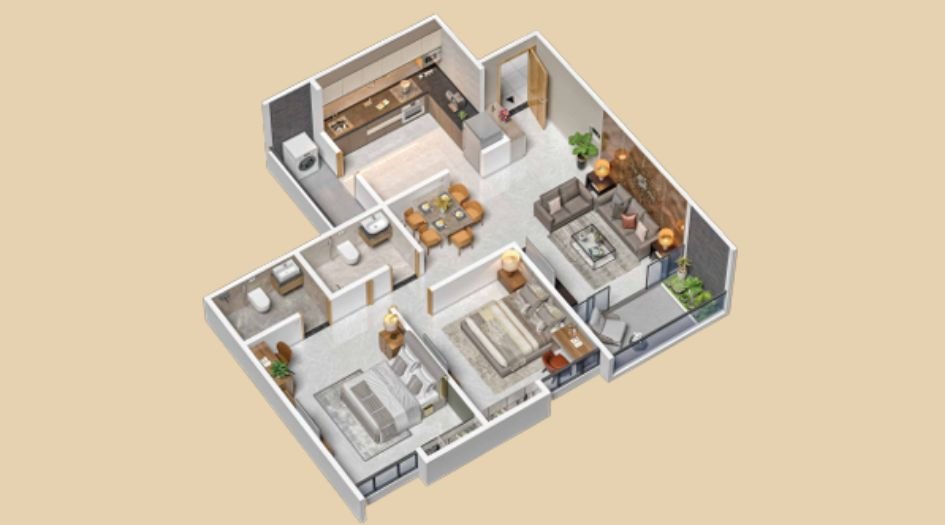 Dolphin-palm-Floor-Plan-2 BHK-759 Sqft
